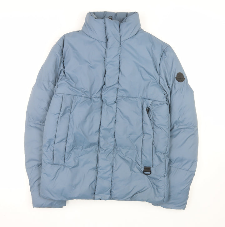 Indigo Men's Blue Small Puffer Jacket Lightweight Winter Coat
