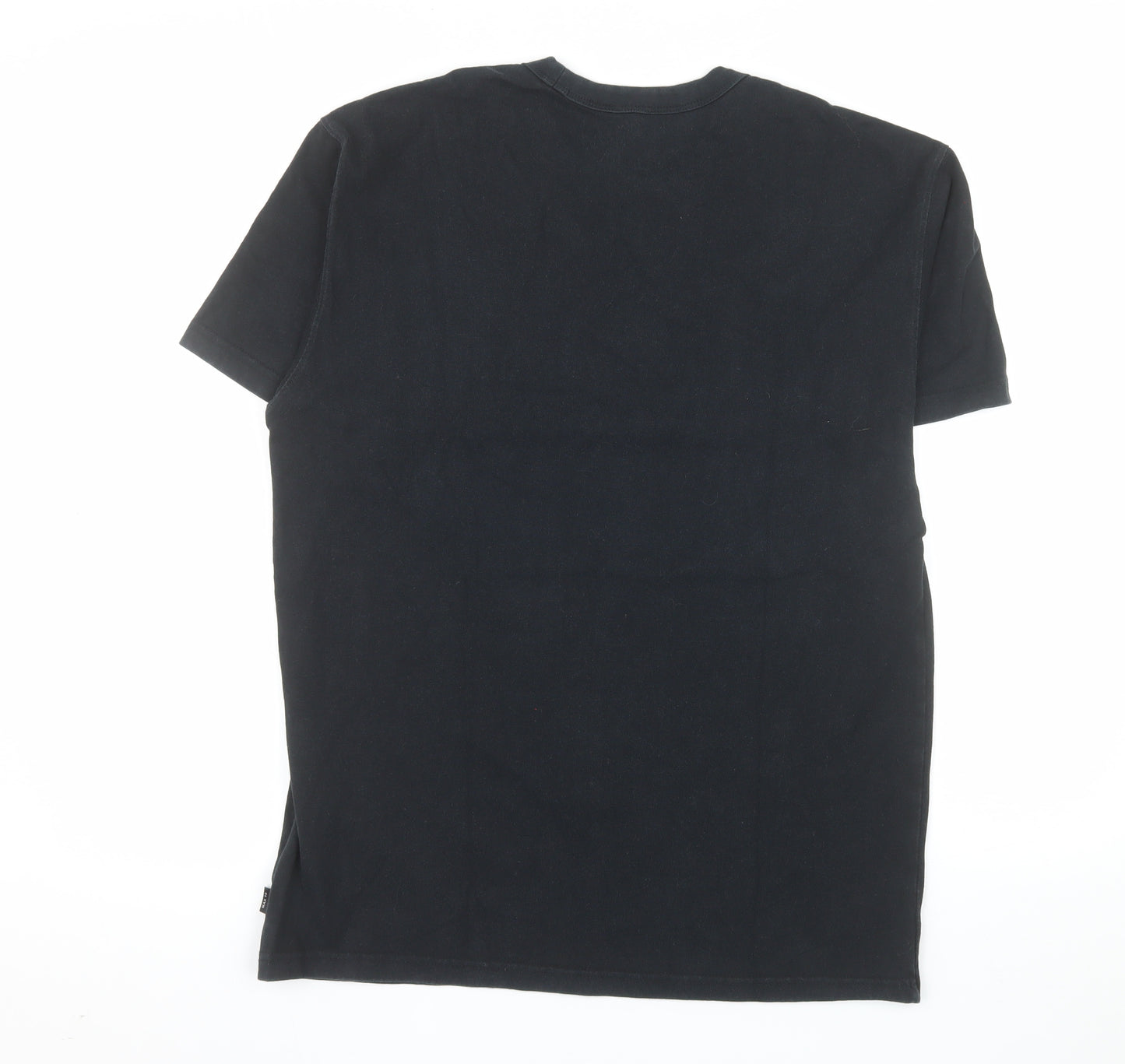 Nike Men's Black Loose Fit Cotton Crew Neck T-Shirt Size S