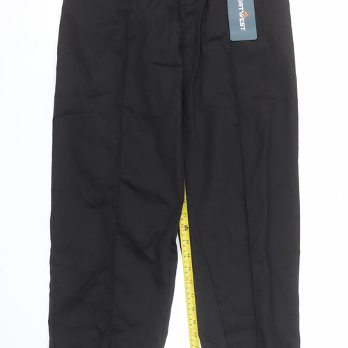 Portwest Men's Black Workwear Regular Fit Trousers M 30W 31L