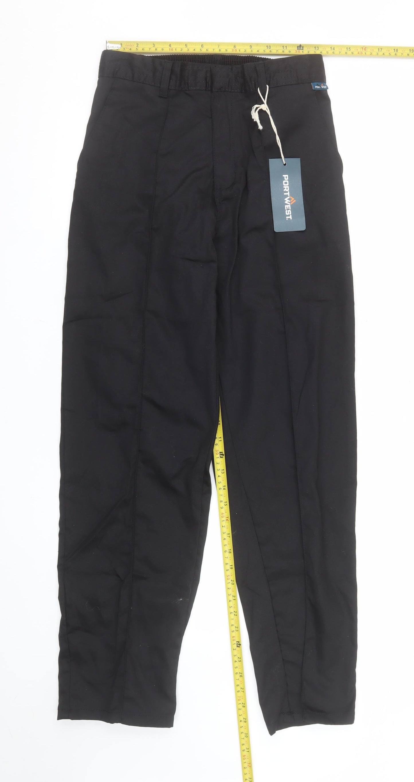 Portwest Men's Black Workwear Regular Fit Trousers M 30W 31L