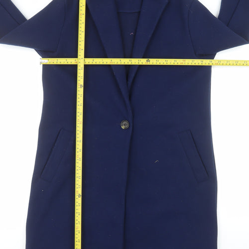 St. Bernard for Dunnes Stores Navy Women's Coat Small Classic Longline