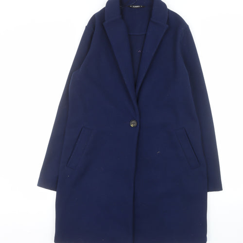 St. Bernard for Dunnes Stores Navy Women's Coat Small Classic Longline