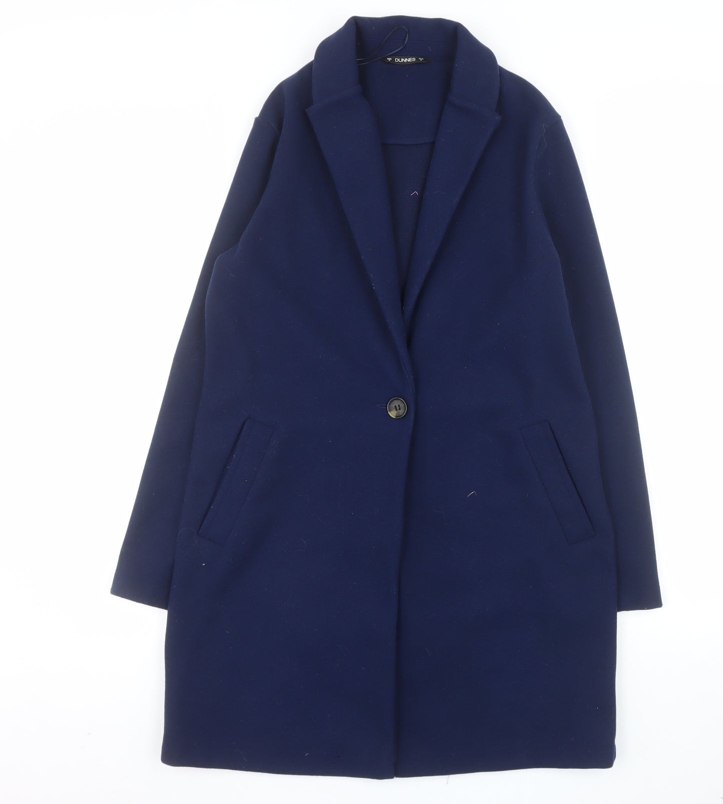 St. Bernard for Dunnes Stores Navy Women's Coat Small Classic Longline