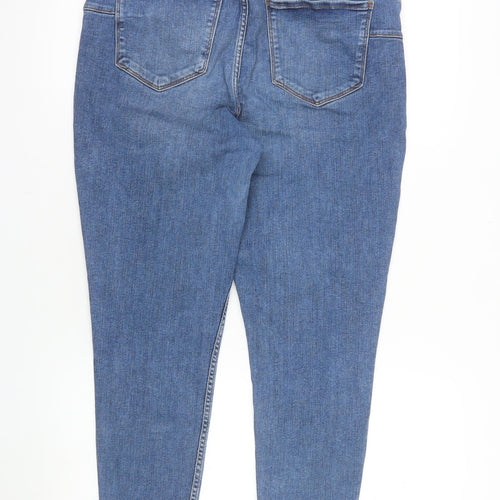 New Look Women’s Blue Size 16 Skinny High Rise Stretch Jeans