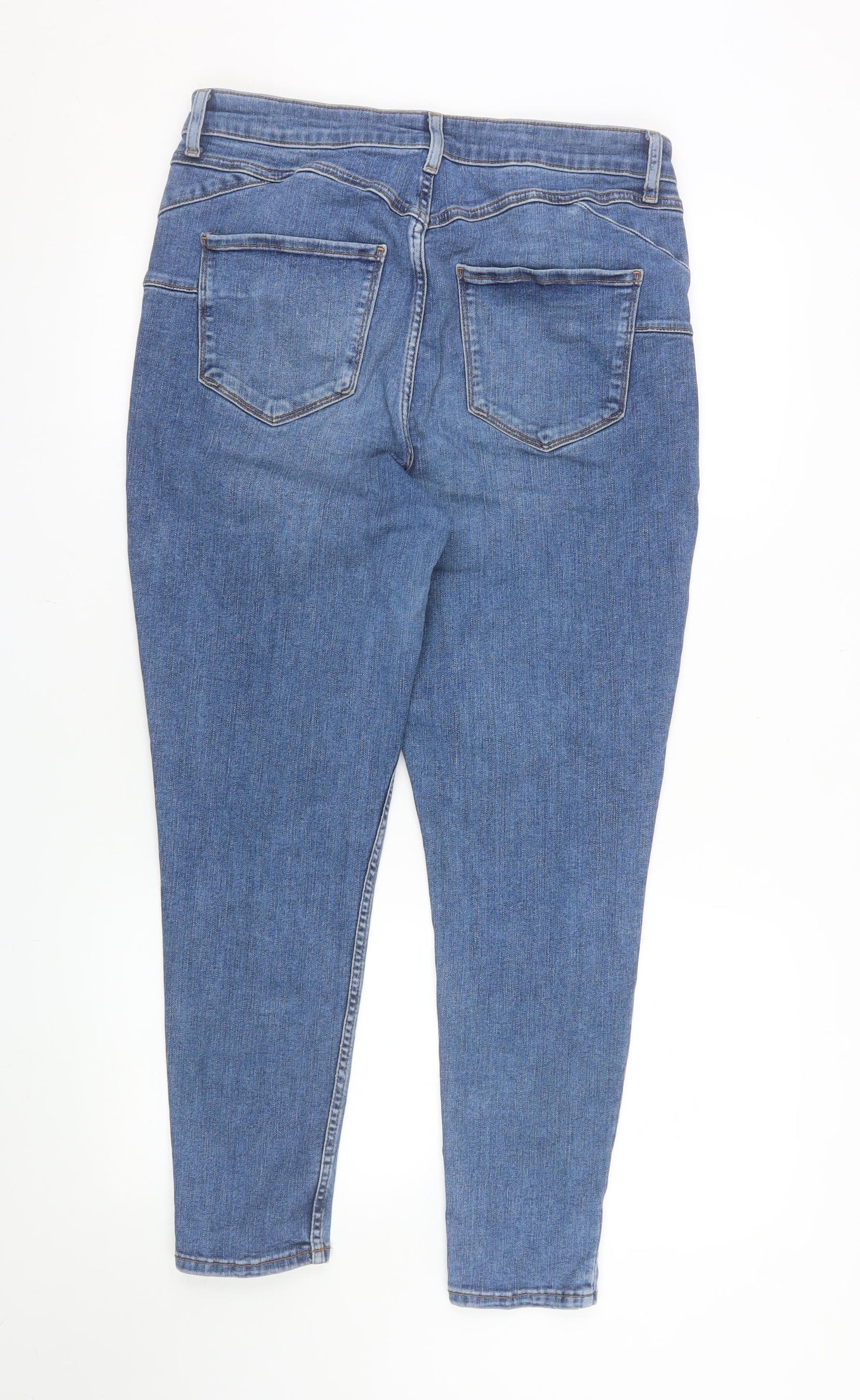 New Look Women’s Blue Size 16 Skinny High Rise Stretch Jeans
