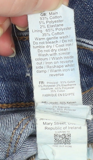 New Look Women’s Blue Size 16 Skinny High Rise Stretch Jeans