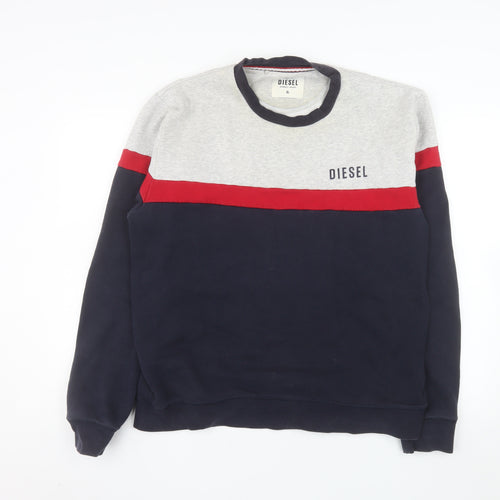 Diesel Men's Multicoloured XL Pullover Sweatshirt Crew Neck