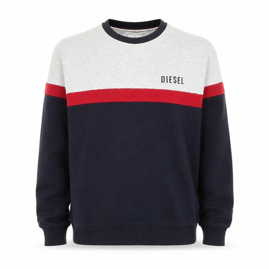 Front view of Diesel Men's Multicoloured XL Pullover Sweatshirt Crew Neck