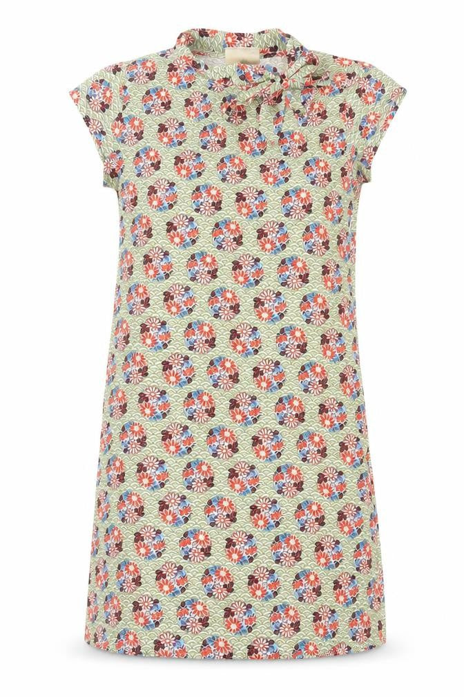 Front view of Circus women’s multicoloured floral shift dress uk 10