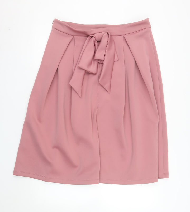 ASOS Women’s Pink A-Line Knee Length Bow Skirt Size 18