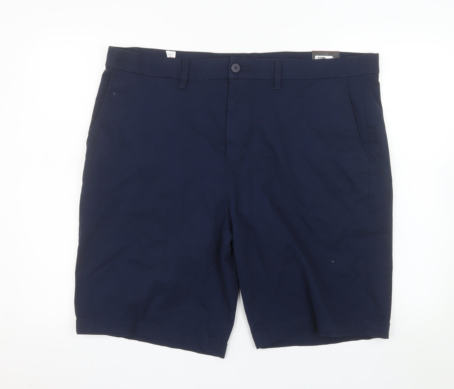 Dunnes Stores Men’s Navy Chino Shorts 42in Regular Fit Casual Summer