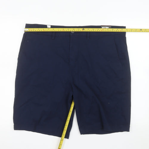 Dunnes Stores Men’s Navy Chino Shorts 42in Regular Fit Casual Summer