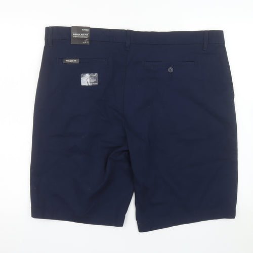 Dunnes Stores Men’s Navy Chino Shorts 42in Regular Fit Casual Summer