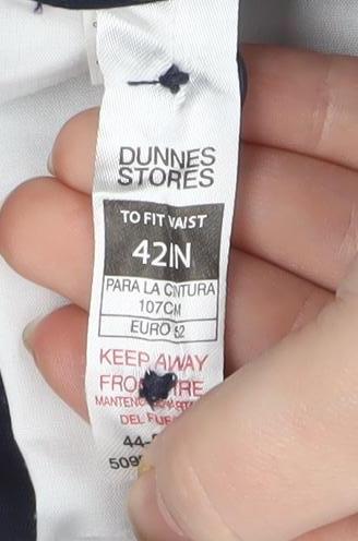 Dunnes Stores Men’s Navy Chino Shorts 42in Regular Fit Casual Summer