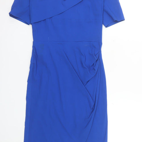 So Couture Women’s Blue Knee Length Sheath Dress Size 12