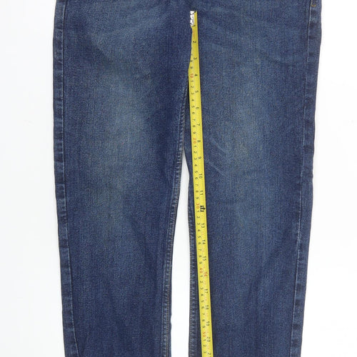 Dunnes Stores Men’s Blue Straight Denim Jeans 32W 32L Regular Fit