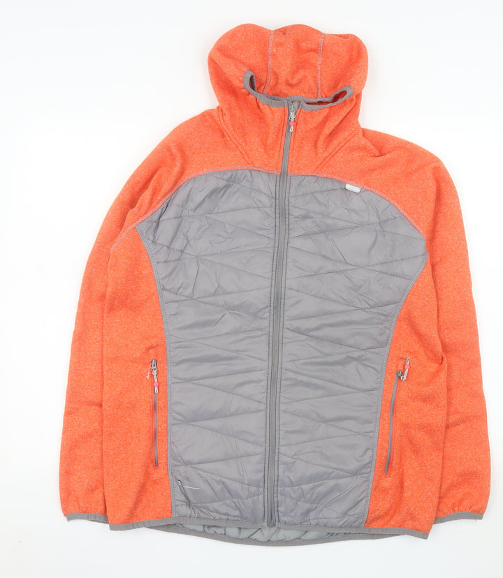 Regatta Women's Orange Hooded Puffer Jacket Size 18 Outdoor Coat