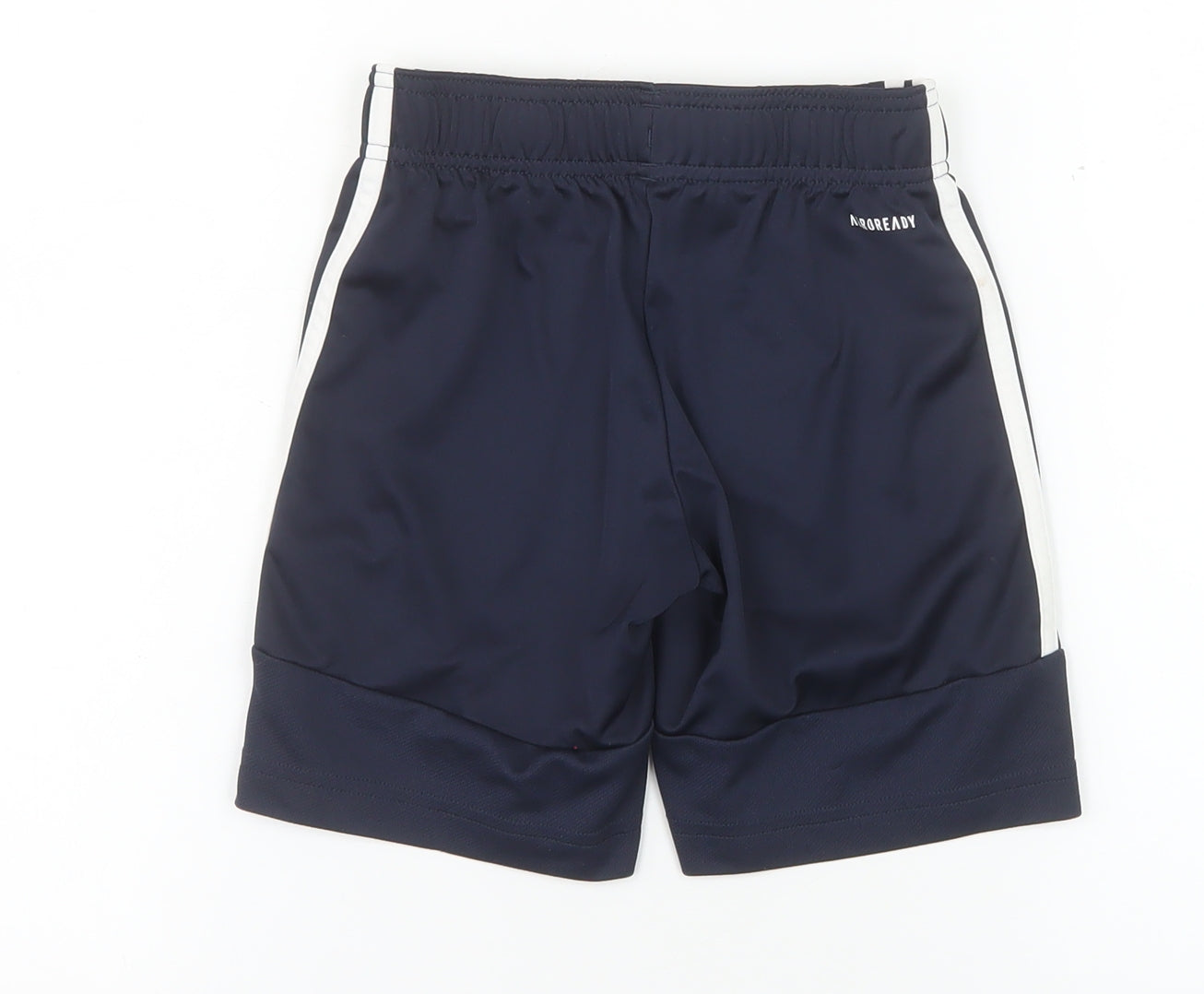 Adidas Boys Blue 7-8 Years Athletic Football Shorts Primegreen