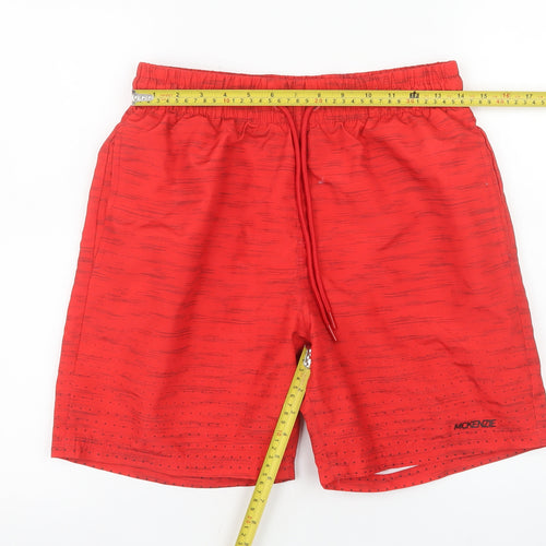 McKenzie Men’s Red Athletic Shorts Size S Quick Dry Lightweight