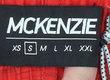McKenzie Men’s Red Athletic Shorts Size S Quick Dry Lightweight