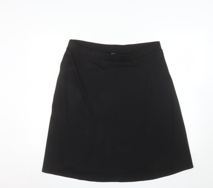Klass Women’s Black A-Line Stretch Jersey Skirt Size 18