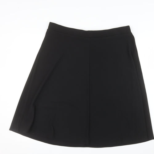 Klass Women’s Black A-Line Stretch Jersey Skirt Size 18