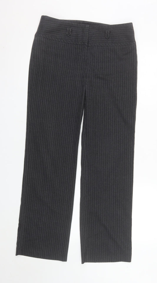 St. Bernard Women’s Grey Pinstripe Dress Pants Size 10 Regular