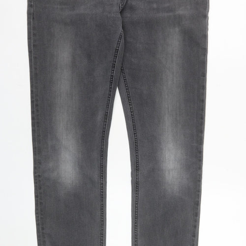 Scotch & Soda Mens Grey Slim Straight Jeans W34 L34 Denim