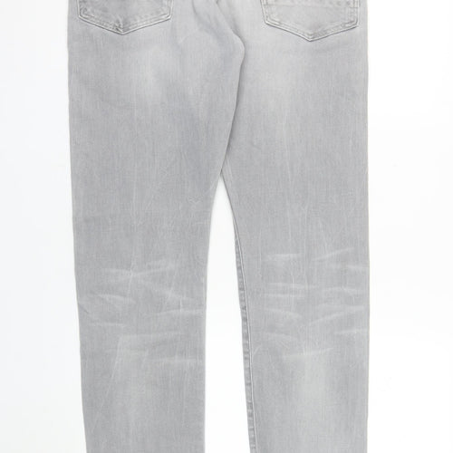 Scotch & Soda Men's Grey Slim Fit Straight Jeans W34 L34