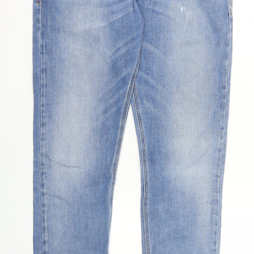 Diesel Men's Blue Slim Fit Distressed Denim Jeans Size 34