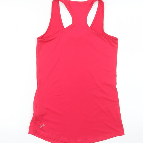 Puma Womens Pink Racerback Training Tank Top Size 12
