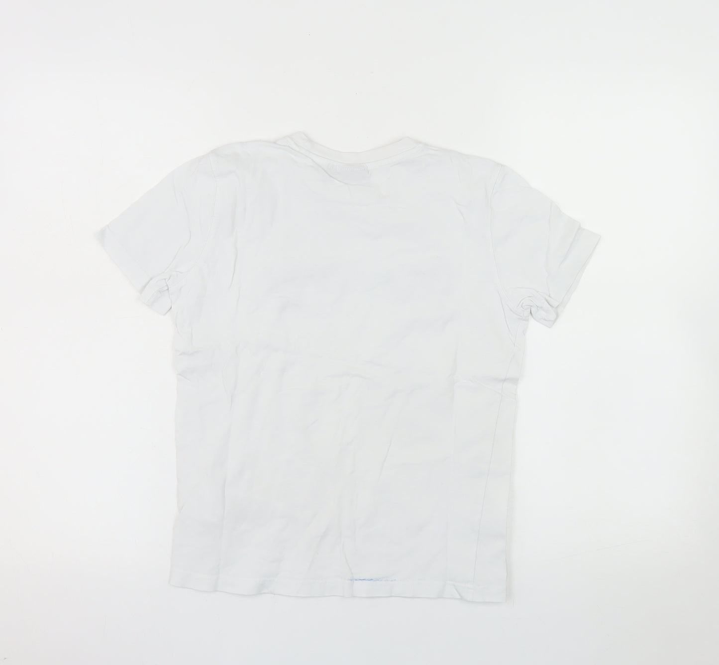 Money Boys White Logo T-Shirt 9-10 Years Short Sleeve Cotton