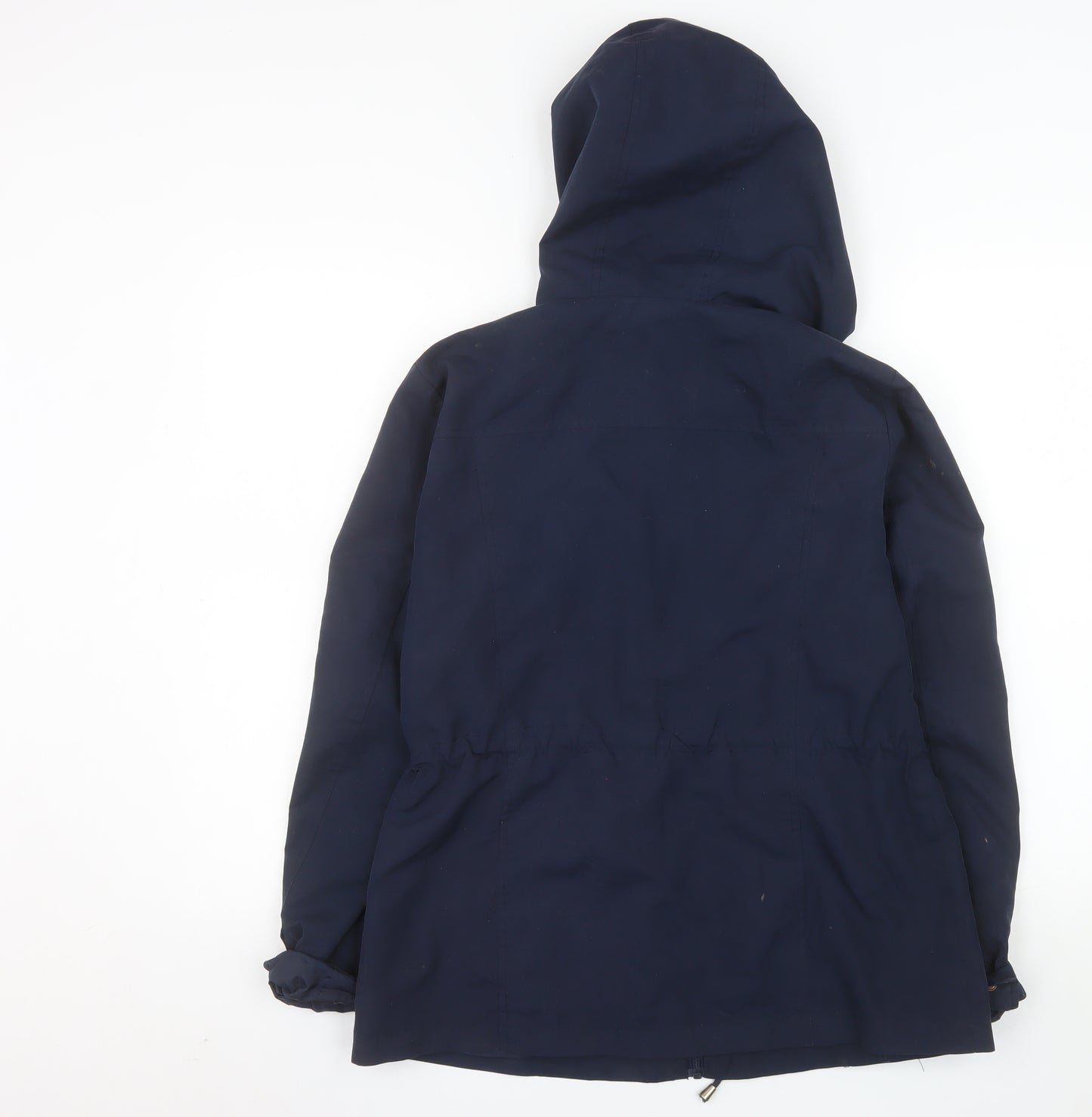 Vero Moda Women's Blue Parka Jacket M Hooded Mid-Length Coat