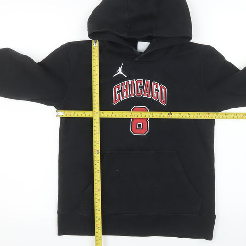 Nike Boys Black Chicago Bulls Lavine 8 Pullover Hoodie Size M 10-12