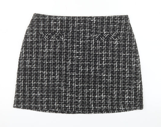 St. Bernard for Dunnes Stores Women’s Black Tweed Short Skirt Size 16