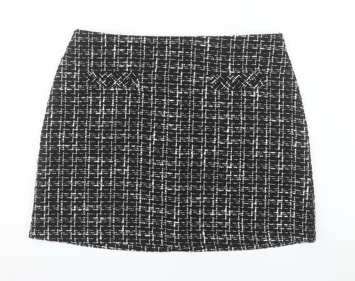 St. Bernard for Dunnes Stores Women’s Black Tweed Short Skirt Size 16