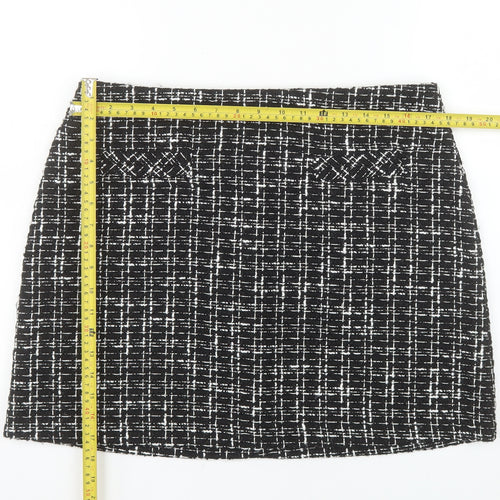 St. Bernard for Dunnes Stores Women’s Black Tweed Short Skirt Size 16