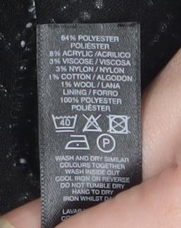 St. Bernard for Dunnes Stores Women’s Black Tweed Short Skirt Size 16
