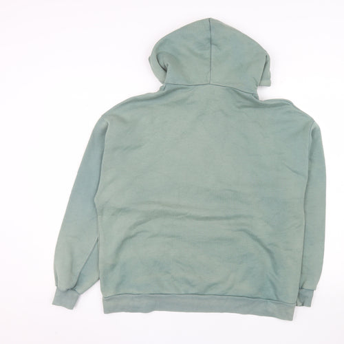 Pull Women’s Green Pullover Hoodie Size S Cotton Blend Casual