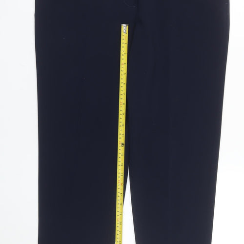 Betty Barclay Women’s Blue Straight Leg Trousers Size 16 Stretch