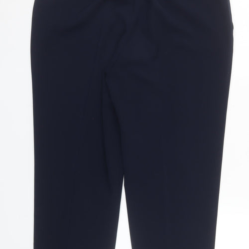 Betty Barclay Women’s Blue Straight Leg Trousers Size 16 Stretch