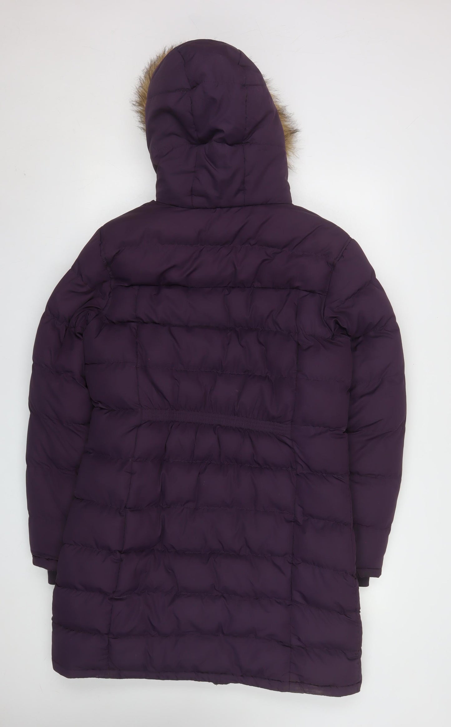 Tog Twenty Four Women's Purple Long Hooded Puffer Coat Size 12