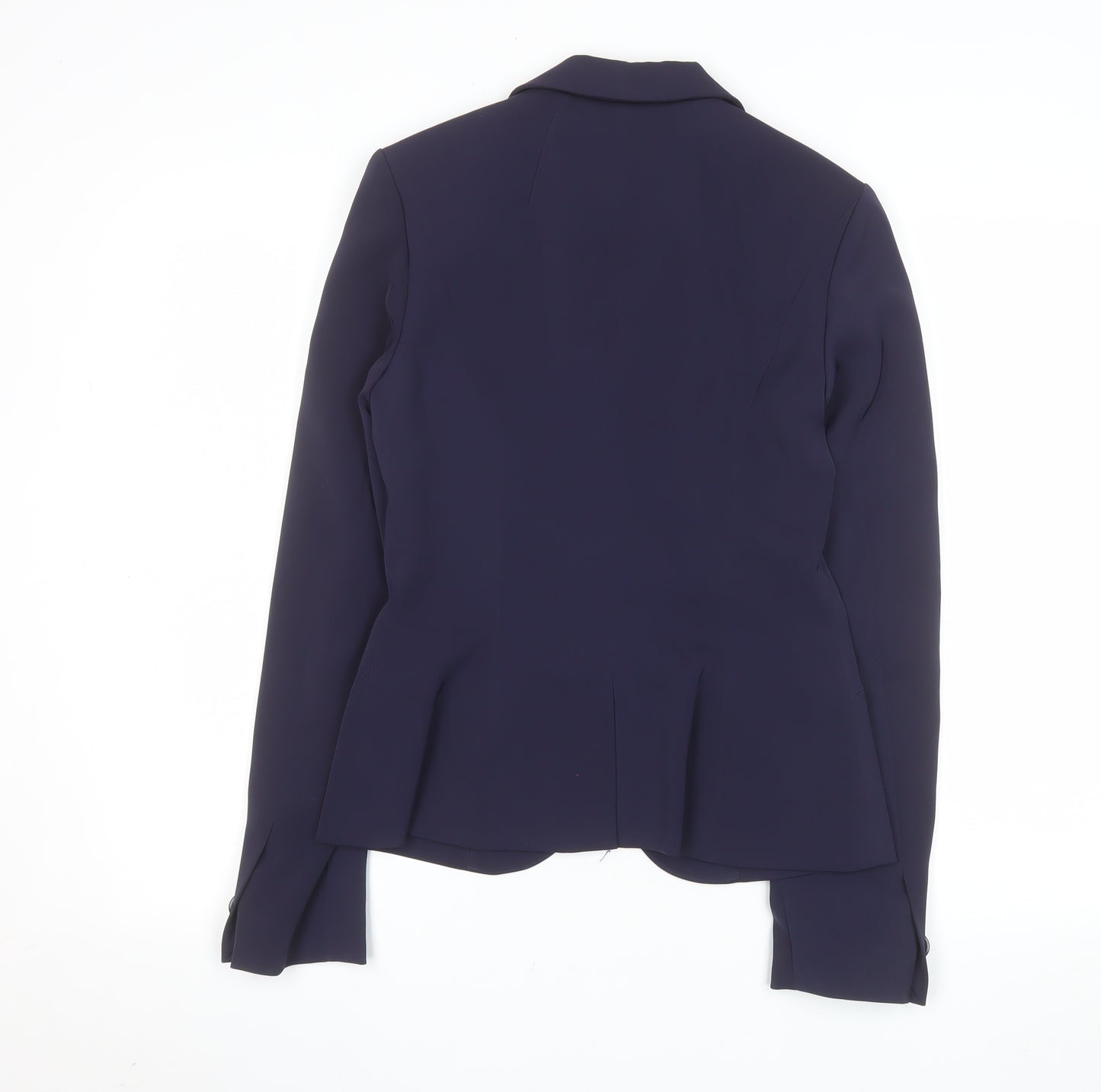 L.K. Bennett Women's Navy Blue Tailored Blazer UK 8 Polyester