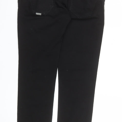 Salsa Women Black Skinny Fit Mid Rise Stretch Jeans Size 6