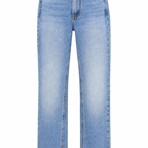 Stradivarius Women’s Blue Straight High Rise Jeans Size UK 4
