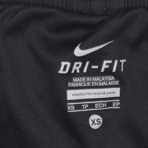 Nike Womens Black Dri-Fit XS Athletic Running Shorts