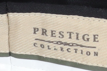 Prestige Collection Men's Black 36S Dress Trousers Wool Blend