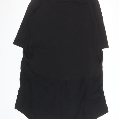 Carolyn Donnelly Women’s Black Midi T-Shirt Dress Size M