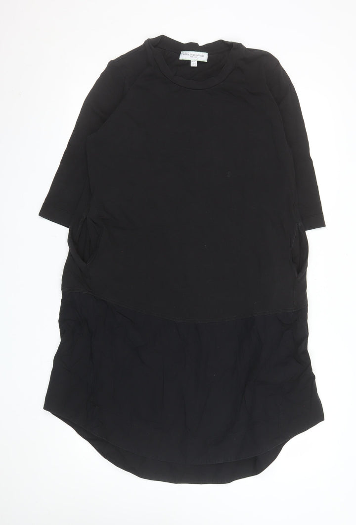 Carolyn Donnelly Women’s Black Midi T-Shirt Dress Size M