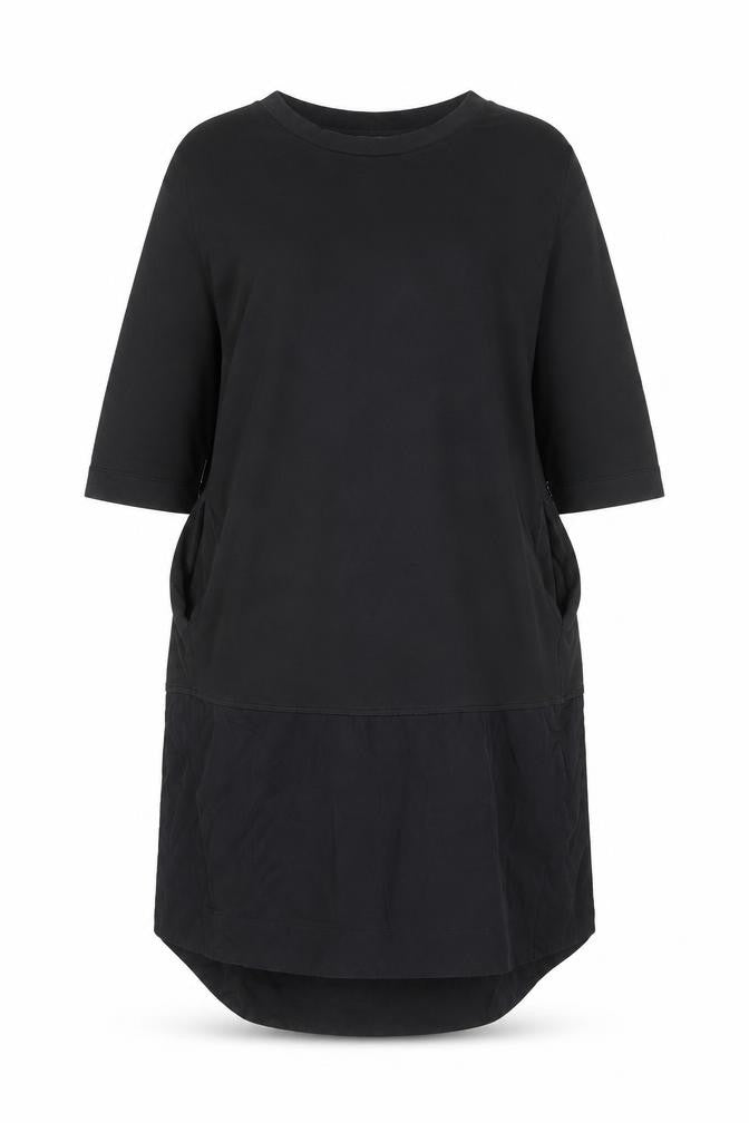 Carolyn Donnelly Women’s Black Midi T-Shirt Dress Size M